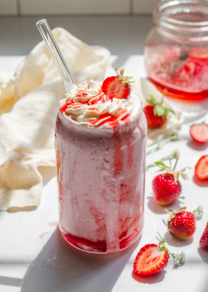 Strawberry milkshake